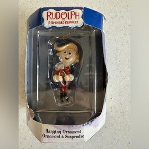 Rudolf The Red-Nosed Reindeer Holiday Ornament Vintage 2003 Hermey the Dentist